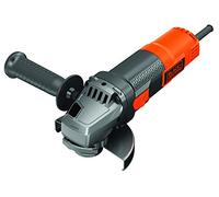 BLACK+DECKER BEG220KA5-QS Meuleuse d'angle filaire - 12 000 trs/min - Changement d'accessoire sans outil - 4 disques de tronçonnage et 1 disque diamant - Livrée en boite à outil 550W