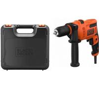 Black & Decker BEH200K-QS Perceuse a percussion filaire (500W/13mm), coffret