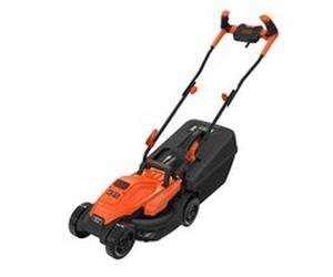 BLACK+DECKER BEMW451BH-QS tondeuse à gazon Marcher derrière un tracteur tondeuse Secteur Noir, Orange