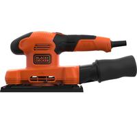 Black & Decker BEW220 Ponceuse orbitale 14000 RPM Noir, orange