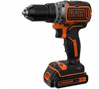 Black & Decker BL186K-QW Perceuse sans fil Brushless en coffret de rangement avec batterie/chargeur 1,5 Ah 18 V