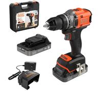 Black & Decker BLD682D2XK-QW Visseuse sans balais sur batterie (50Nm18V/2x2,0Ah), mallette