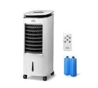 BLACK+DECKER BXAC7E - Climatiseur mobile 65W, télécommande, oscillation, 3 vitesses et modes, réservoir 7L, 2 bacs à glace, Air 234m3/h