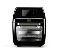 BLACK+DECKER BXAF01200E Four friteuse à air numérique 12 L 1500-1700 W avec tournebroche et commande tactile