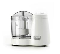 Black & Decker BXCH120E Broyeur de repas électrique 0,35 l 120 W Transparent, Blanc