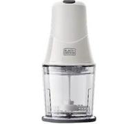 Black & Decker Hachoir électrique BXCH260E 260 W 2 vitesses 500 ml mixe et hache blanc