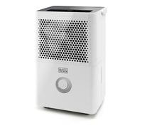 BLACK+DECKER BXDH12E - Déshumidificateur 12L, Jusqu'à 25m2, Fonction séchage, 2 vitesses, 1,8L, Programmable 24h/24, Réfrigérant écologique R290, Poignée de transport, Filtre amovible et lavable
