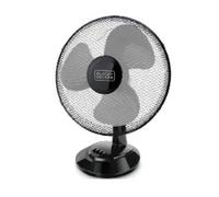 BLACK+DECKER BXEFD41E - Ventilateur de table 40W, 3 hélices, 3 vitesses, système d’oscillation/inclinaison adaptable, ventilateur portable
