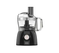 Black+Decker BXFPA600E - Hachoir râpeur, Puissance 600W, capacité 1,2L, Disque réversible, 2 Vitesses, Lames en Acier Inoxydable, Verrouillage de sécurité du Bol et du Couvercle.
