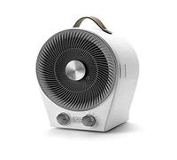 BLACK+DECKER BXFSH2000E : Chauffage et ventilateur 2 en 1, multifonction, 2 intensités de chaleur, 2 vitesses de ventilation, thermostat réglable, 2000W, sécurité anti-basculement, blanc