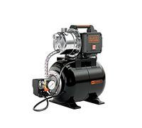 Black+Decker BXGP800XBE Pompe Auto-Amorçante avec Cuve Aspirateur (800 W, Débit Max 3.500 l/h, Hauteur d’Élévation Max. 38m)