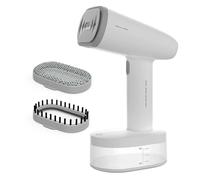 BLACK+DECKER BXGS1600E - Fer à vapeur vertical 1600W, 25g/min, semelle en céramique, autonettoyant, lampe chauffante, anti-goutte, système de pompe électronique, chaud 30s, vapeur antibactérienne