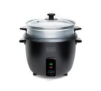 Black+decker Cuiseur a riz multifonctions 700w 1.8l couvercle verre panier amovible - bxrc1800e