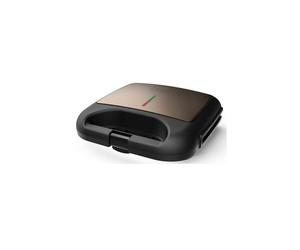 Black & Decker BXSA752E gaufrier et appareil à croque-monsieur 750 W Noir, Bronze
