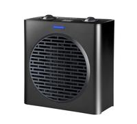 BLACK+DECKER BXSH1500E - Radiateur soufflant 1500W, 2 puissances de chauffage, Système PTC, Fonction ventilateur, Surface jusqu'à 15m2, Système anti-surchauffe, Noir