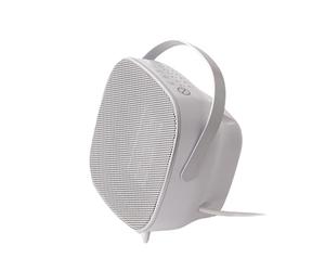 BLACK+DECKER BXSH1505E - Chauffage céramique, compact, puissance 1500W, moteur DC, 2 puissances, système de sécurité anti-basculement, design élégant, compact, jusqu'à 15m2