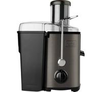 BLACK+DECKER Centrifugeuse BXJE600E, Centrifugeuse en acier inoxydable pour fruits et légumes, 600 W, 2 vitesses, réservoir à pulpe de 1,2 litre, compatible lave-vaisselle, noir