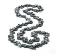 BLACK+DECKER Chaine d'Outils de Coupe, Chaine pour Tronçonneuses 30 cm, Chaine Chromée Anti-Rebond, Pas de 3/8", 45 Entraineurs, A6130CSL-XJ Gris