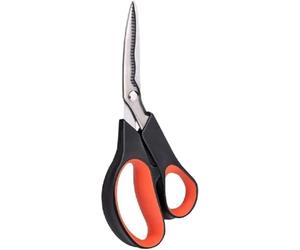 BLACK+DECKER Ciseaux à Fleurs - Cisaille de Jardin Polyvalents - Sécateur avec Lame en Acier - Poignée en Plastique - Coupe Fleurs et Cisailles - Noir/Orange