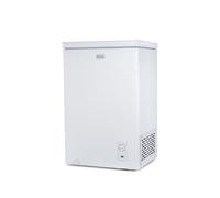 BLACK+DECKER Congélateur coffre compact de 0,6 m³, congélateur profond pouvant contenir jusqu'à 31,8 kg d'aliments congelés, panier de rangement amovible, décongélation manuelle, blanc