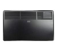 Black+Decker - Convecteur Mural BXCSh120 | 1200W | Programmable Jour & Semaine | Thermostat 35°C | Écran Tactile | IP24 | Fonction Fenêtre Ouverte | Montage Mural ou sur Pied | 12 m²