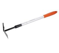 BLACK+DECKER Cultivateur avec Bêche - Râteau et Bêche de Jardin - Longueur Ajustable 66-101CM - Cultiver et Désherber - Tête en Acier au Carbone