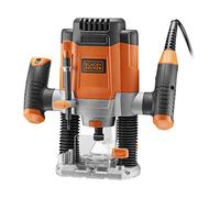 BLACK+DECKER Defonceuse filaire, Orange, 7 Accessoires