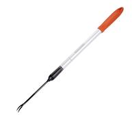 BLACK+DECKER Désherbant Télescopique Manche 77-112 CM - Arracheur de Mauvaises Herbes - Aluminium/Acier