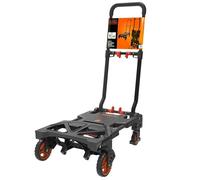 BLACK+DECKER 2-en-1 Diable et Chariot Pliable - Diable Demenagement max. 55KG -