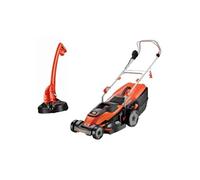 BLACK+DECKER EMAX42GL250-QS Kit Tondeuse à gazon et Débroussailleuse filaire - 1800 W - Largeur de coupe de 42 cm pour la tondeuse et 23 cm pour la débroussailleuse