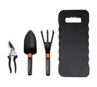 BLACK+DECKER Ensemble d'Outillage de Jardin Kit Jardinage 4 Pièces - Tapis de Ge