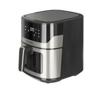 Black+Decker - Friteuse à Air BXAF8000E | 2000W | 8 Litres | Double Résistance | 8 Programmes | Fonctions Defrost et Dehydrate | Écran tactile | Panier avec fenêtre | Antiadhésif | Sans PFOA et BPA