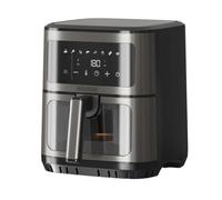 Black+Decker - Friteuse à air sans huile BXAF2501E | 1600 W | 6,5 L | 8 programmes | Écran tactile | Température 80-200 °C | Fenêtre de contrôle | Cuisson uniforme | Minuterie | Signal sonore