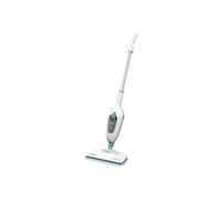 BLACK+DECKER - Balai Vapeur avec Patin Microfibre - Nettoyeur de Sol 1300W - Multi-Surfaces - Temps de Chauffe 25 sec - Tête Pivotante 180° - Réservoir 380 ml - Nettoyage Parfait - FSM13E1-QS