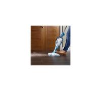 BLACK+DECKER FSMH1321J - Nettoyeur à vapeur - balai - blanc/aqua