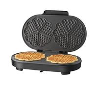 Black+Decker - Gaufrier double XL 1400W | 2 gaufres | plaques antiadhésives extra profondes 33,6 x 18,2 cm | thermostat réglable | voyants lumineux | poignée froide | finitions inox