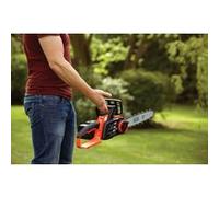 BLACK+DECKER Tronçonneuse Sans Fil 36 V 30 cm avec Batterie Li-Ion 2 Ah et Chargeur - Scie à Chaîne avec Lubrification Automatique - Tendeur de Chaine Sans Outil GKC3630L20-QW