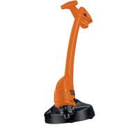 BLACK+DECKER Coupe-Bordures Filaire 350W, Coupe-Bordures Electrique 25 cm avec 2 Poignées, Déroulement du Fil par Frappe au Sol, Transmission Directe, Livré avec 2 Bobines de Fil, GL360SB-QS Orange