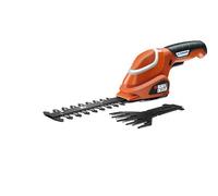 Black & Decker Kit cisaille à gazon GSL700 – Batterie, paire de gants, sécateur