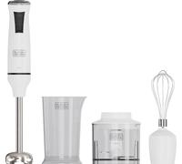 Black & Decker Hand Blender BXHBA750E 750W Blanc avec accessoires