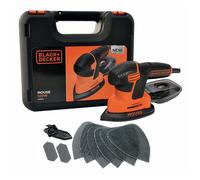 Black & Decker KA2500K Compact Mouse ponceuse 120W avec accessoires & coffret