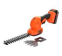 Black+Decker Kit tijera cortacésped + arreglasetos Con una batería 18V 2Ah Litio