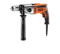 Black & Decker, Perceuse + perceuse à percussion, KR1102K (Fonctionnement sur secteur, 230 V)