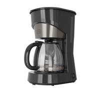 BLACK+DECKER - Machine à café filtre BXCO1001E | 1000W | Réservoir 1,5 L | 12 tasses | Système anti-goutte | Plaque chauffante 40 min | Auto-Off | Filtre permanent | Inox anti-rayure