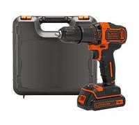 Black&decker - BDCHD18K - QW Perceuse à percussion sans fil - 18 V - 1 , 5 Ah - 2 vitesses - 1 batterie - Chargeur inclus - Livrée en coffret