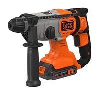 Black & Decker Marteau perforateur SDS+ BCD900D1S-QW 18V 1,2J sans fil avec 1 batterie 2Ah