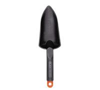Black+Decker Mini Pelle avec Indication de Mesure - Pelle de Jardin 30,5 cm - Outils Jardinage - Truelle Polypropylène - Noir/Orange