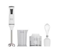 BLACK+DECKER - Mixeur Plongeant BXHBA750E | 750W | 20 Vitesses Réglables | Fonction Turbo | Lames en Acier Inoxydable | Design Anti-éclaboussures | Sans BPA | Accessoires Compatibles Lave-vaisselle