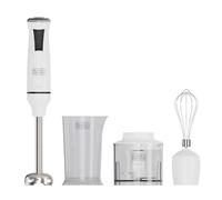 BLACK+DECKER - Mixeur Plongeant BXHBA750E | 750W | 20 Vitesses Réglables | Fonction Turbo | Lames en Acier Inoxydable | Design Anti-éclaboussures | Sans BPA | Accessoires Compatibles Lave-vaisselle