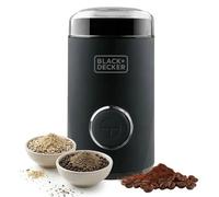 Black & Decker Moulin à café électrique BXCG150E 150W Réservoir 50g Acier inoxydable Noir